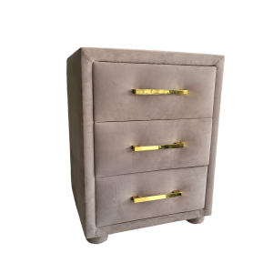 Luxe Bedside cabinet Matte fabric