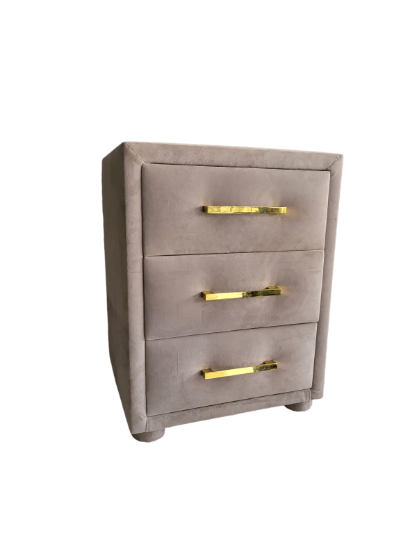 Luxe Bedside cabinet Matte fabric