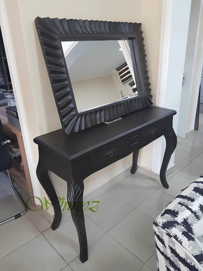 Console Mirror with Drawer - Image 1