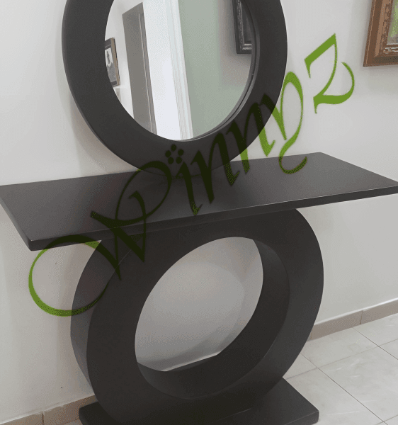 Round Shaped Console Mirror