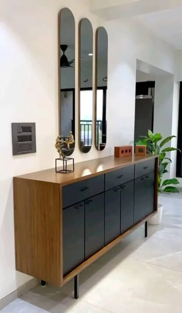 Sideboard with mirror
