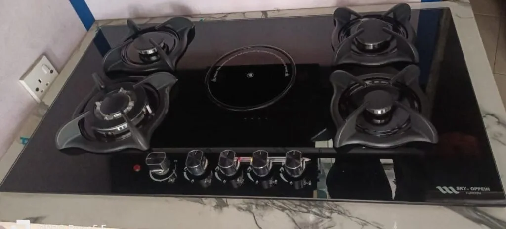 5 burner cooker 900mm