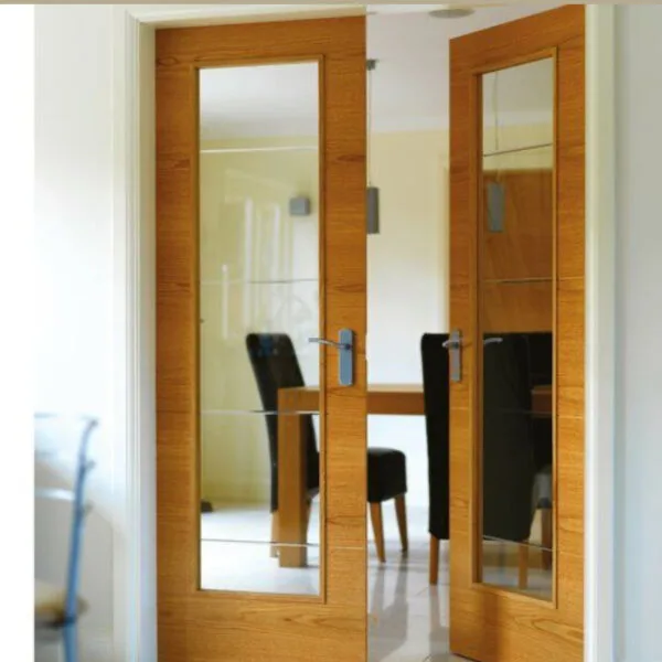 Double Internal Door With Glass